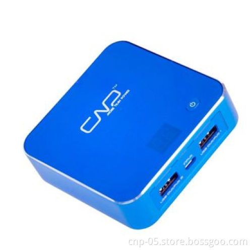 Aluminum 6,600mAh Power Bank in Colorful with 5-5.3V DC/1A Input and 5V DC/1-1.5A Output Range